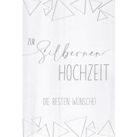 Silberhochzeit Karte mit Umschlag, unverpackt, Die besten...