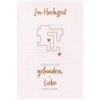 Hochzeit Karte mit Umschlag, unverpackt, Gesucht und...
