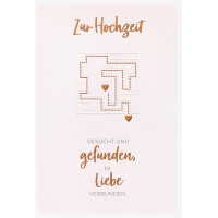 Hochzeit Karte mit Umschlag, unverpackt, Gesucht und...