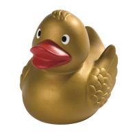 Gold Ente unifarbene Enten in gold Quietscheente Badeente...
