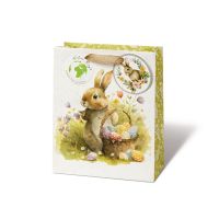Ostern Geschenktasche medium  Hase mit Osterkorb