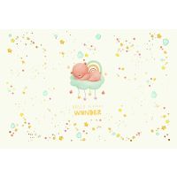 Geburt Baby Freudiges Ereignis Skorpions Art Karte mit...
