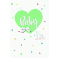 Geburt Baby Freudiges Ereignis  Karte mit Briefumschlag...