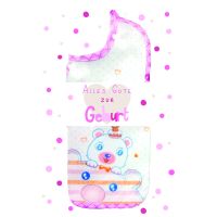 Geburt Baby Mädchen Freudiges Ereignis  Karte mit...