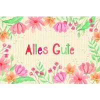Allgemeine Wünsche „Alles Gute“ Green...