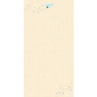 Notizblock Zuckerrohrpapier DIN Lang bunte Punkte,...