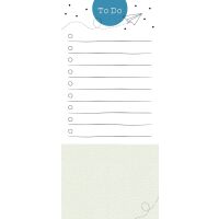 Notizblock 8 x 18 cm to Do-Liste, 60 Blatt