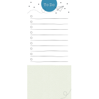 Notizblock 8 x 18 cm to Do-Liste, 60 Blatt