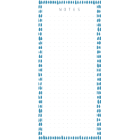 Notizblock 8 x 18 cm Notizen, 60 Blatt