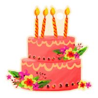 Geschenkanhänger Green Line Laser Art 5er Set Torte...