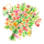 Geschenkanhänger Green Line Laser Art 5er Set Blumenstrauß