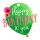 Geschenkanhänger Green Line Laser Art 5er Set Luftballons Happy Birthday to you