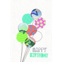 Geburtstag Geldkarte  Karte mit Briefumschlag bunte...