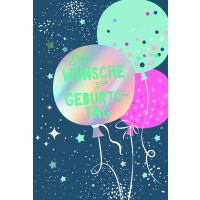 Geburtstag  Karte mit Briefumschlag Mäuse, Tiere