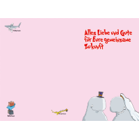 Hochzeit - Glückwunschkarte zur Vermählung im...