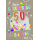 50. Geburtstag  Karte mit Briefumschlag Konfetti, Briefumschlag