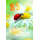 A 85. Geburtstag  Karte mit Briefumschlag Marienkäfer auf Blüte, mit Goldfolie