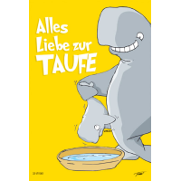 Zur Taufe - Karte - Kwal der Wal - Doppelkarten im Format...
