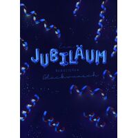 A Jubiläum große A4 XXL Karte mit...
