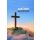 Trauer Beileid Kondolenz  Karte mit Briefumschlag Kreuz auf Berg, Ein Abschied, aber kein vergessen