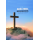 Trauer Beileid Kondolenz  Karte mit Briefumschlag Kreuz auf Berg, Ein Abschied, aber kein vergessen