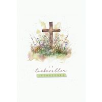 Trauer Beileid Kondolenz  Karte mit Briefumschlag Kreuz,...