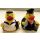 2 Maritime Quietscheenten UVP 17,98 € norddeutsche Enten Seeenten Hamburg Seemann Matrose