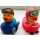 2 Skifahrer Quietscheenten UVP: € 17,98 2erSet Bundle Badeenten ca. 8 cm Snowboard Ski