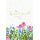 Hochzeit  Karte mit Briefumschlag Blumen und Blätter