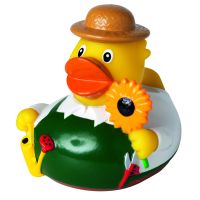 2 Gärtner Quietscheenten UVP: € 15,98 Blume und Gärtner 2erSet Bundle Badeenten ca. 8 cm