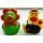 2 Gärtner Quietscheenten UVP: € 15,98 Blume und Gärtner 2erSet Bundle Badeenten ca. 8 cm