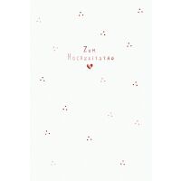 Hochzeitstag  Karte mit Briefumschlag Herz, Zum Hochzeitstag