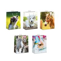 10 Geschenktaschen, Sortiment, Medium / A5-Format Tiere...