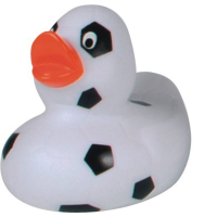 A 3 Fußball Quietscheenten UVP: 26,97 € Fußball, Fußballer und Fußballfan Ente 3erSet bestehend aus 3 Quietsche-Enten- Badeenten ca. 8 cm gross