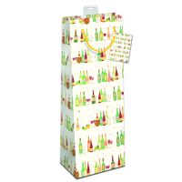 6 Geschenktaschen, Bundle Bottle / Flaschen-Format...