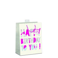 6 Geschenktaschen, Bundle Medium / A5-Format Happy...
