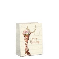 6 Geschenktaschen, Bundle Medium / A5-Format Giraffe,...