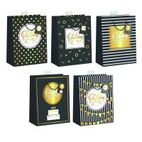 10 Geschenktaschen, Sortiert Large / A4-Format Happy...