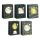 10 Geschenktaschen, Sortiert Large / A4-Format Happy Birthday, Torte, Girlande, Punkte, Gold UVP: 25,00€ pro Türe 2,50