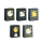 10 Geschenktaschen sortiert A5-Format Happy Birthday Torte Girlande Punkte Gold UVP 19,50€ pro Türe 1,95€