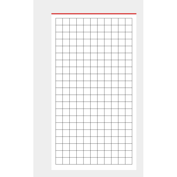 Ersatzeinlagen für Manager-Kalender A5 Karierte Blättereinlagen 50 Blatt