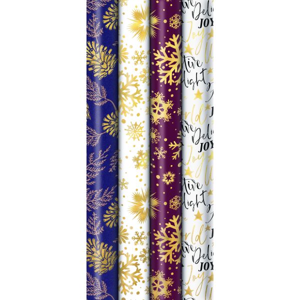 Weihnachten Sortiment Geschenkpapier Golden Glam 25 Röllchen UVP € 5,95 Gesamt UVP € 148,75 Bundle 2025