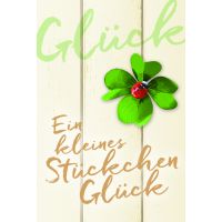 Komma 3 Glücksbotschaften Display - 3 Dekore 6 Stück - UVP: 65,70