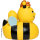 Biene Willi Quietscheente Badeente Die Biene Maja Freund Willi Willy