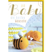 Geburt Baby Freudiges Ereignis Glückwunschkarte mit...
