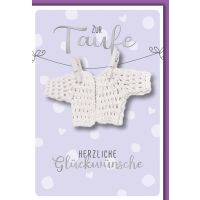 Taufe Glückwunschkarte mit Briefumschlag...