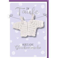 Taufe Glückwunschkarte mit Briefumschlag...