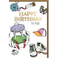 Geburtstag Glückwunschkarte mit Briefumschlag...
