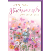Geburtstag Glückwunschkarte mit Briefumschlag...