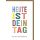 Geburtstag Glückwunschkarte mit Briefumschlag Heute ist dein Tag, bunt